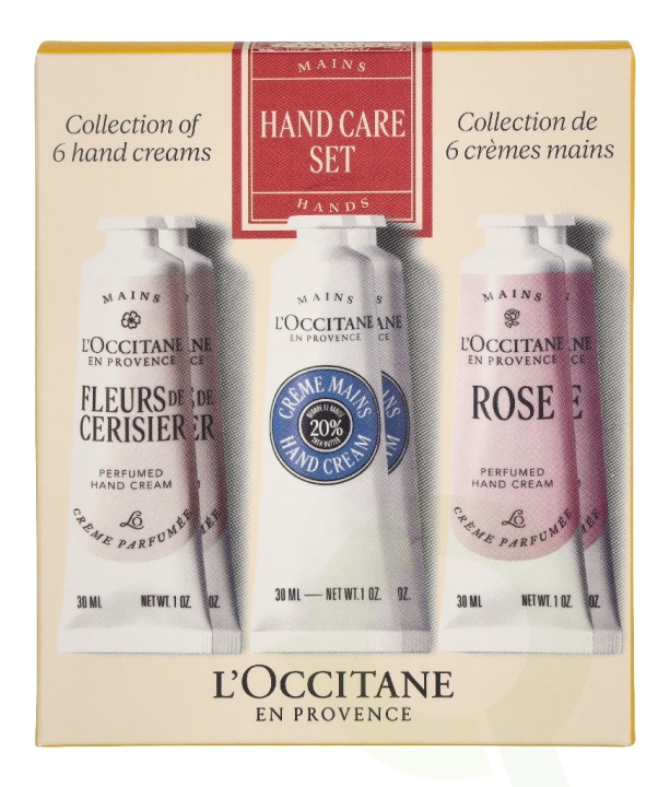 L\'Occitane L\' Occitane Handcare Set 180 ml 6x30ml - 2x Shea Butter/2xRose/2x Cherry Blossom in the group BEAUTY & HEALTH / Manicure / Pedicure / Hand Creams at TP E-commerce Nordic AB (D44271)