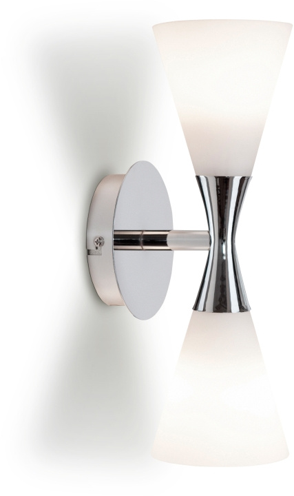Herstal Vägglampa Harlekin Duo Krom D105 Herstal in the group HOME ELECTRONICS / Lighting / Wall lights at TP E-commerce Nordic AB (D44289)