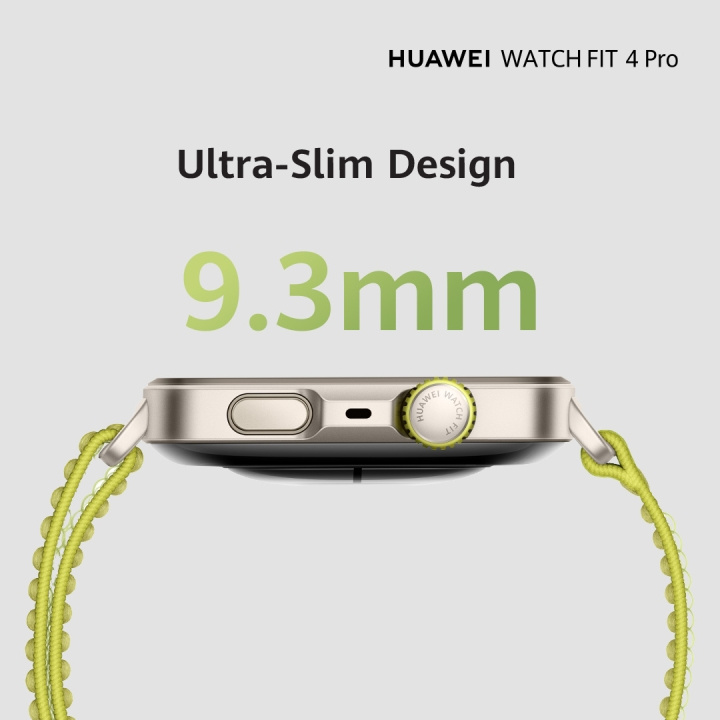 Huawei Smartwatch Watch Fit 4 Pro - Green Huawei in the group Sport, leisure & Hobby / Smartwatch & Activity trackers / Smartwatches at TP E-commerce Nordic AB (D44325)