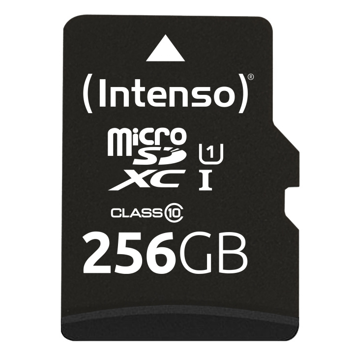 Intenso microSD 256GB UHS-I Intenso in the group HOME ELECTRONICS / Storage media / Memory cards / MicroSD/HC/XC at TP E-commerce Nordic AB (D44337)