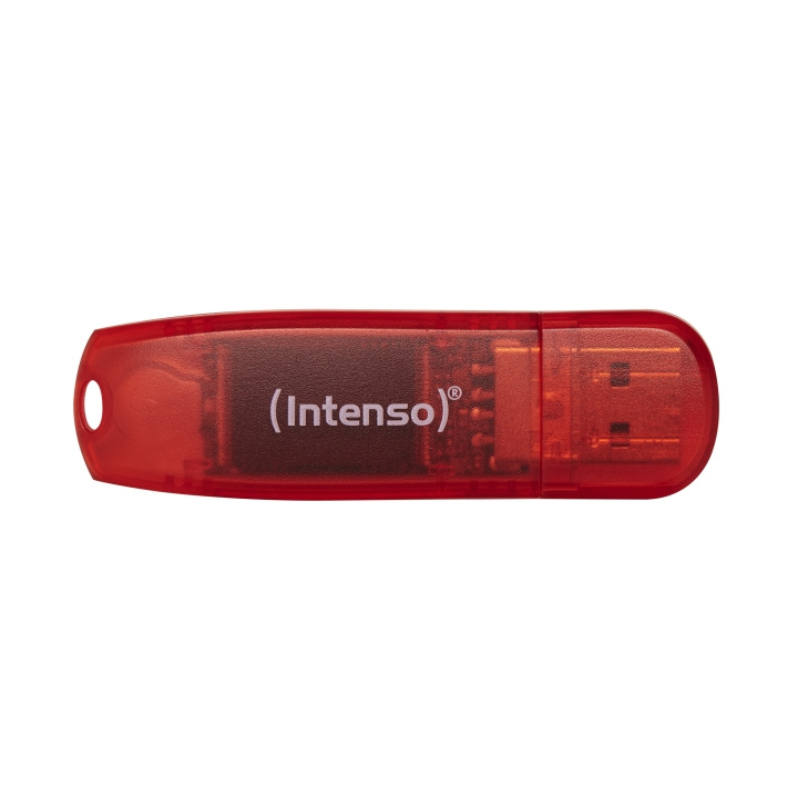 Intenso Rainbow Line 128 GB Red Intenso in the group HOME ELECTRONICS / Storage media / USB memory at TP E-commerce Nordic AB (D44341)