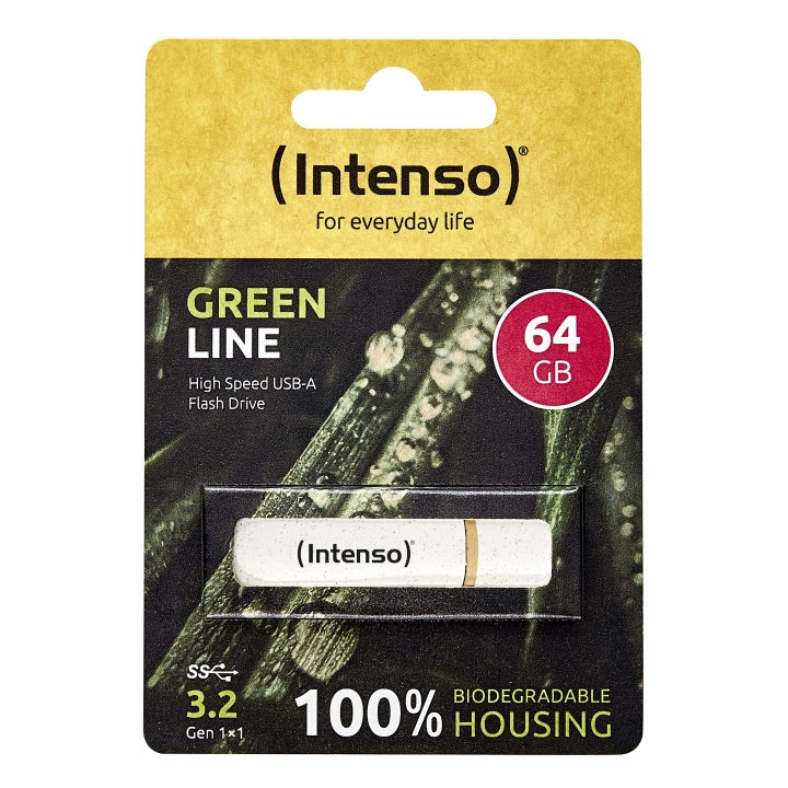 Intenso Green Line 64GB Intenso in the group HOME ELECTRONICS / Storage media / USB memory at TP E-commerce Nordic AB (D44343)