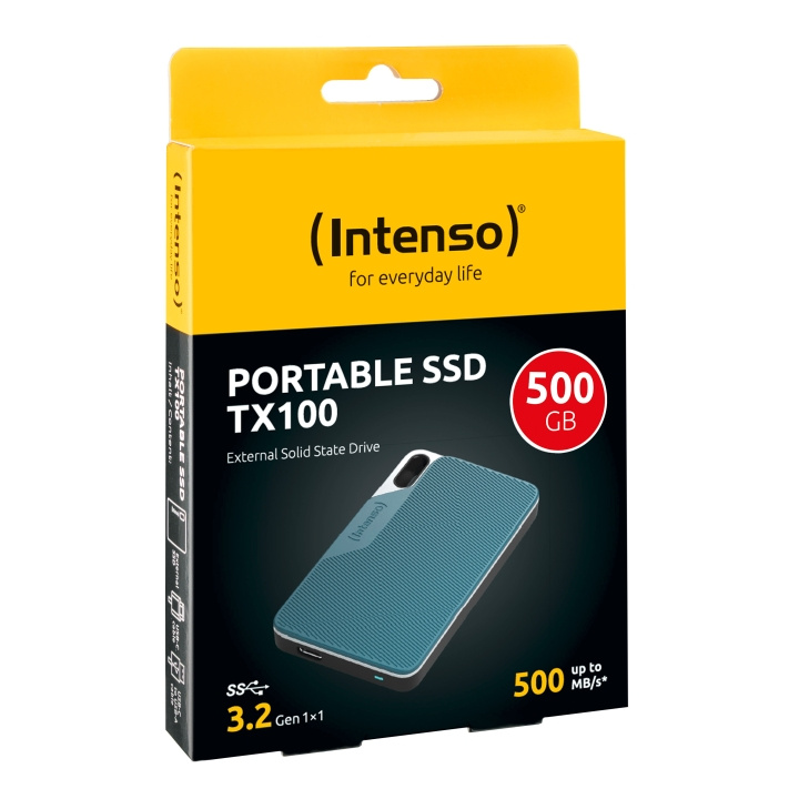 Intenso External SSD 500GB Intenso in the group COMPUTERS & PERIPHERALS / Computer components / Harddrives at TP E-commerce Nordic AB (D44347)