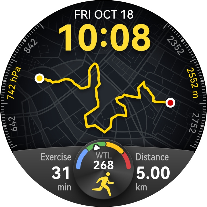 Huawei Smartwatch Watch GT5 46mm - Black Huawei in the group Sport, leisure & Hobby / Smartwatch & Activity trackers / Smartwatches at TP E-commerce Nordic AB (D44355)