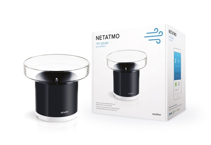 Netatmo RAIN GAUGE WEATHER STA in the group HOME, HOUSEHOLD & GARDEN / Fans & Climate products / Thermometers & Weather stations at TP E-commerce Nordic AB (D44399)