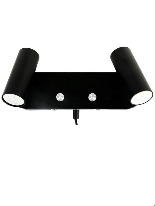 Oriva Vägglampa 2xMini Svart 49623-80 Oriva in the group HOME ELECTRONICS / Lighting / Wall lights at TP E-commerce Nordic AB (D44437)
