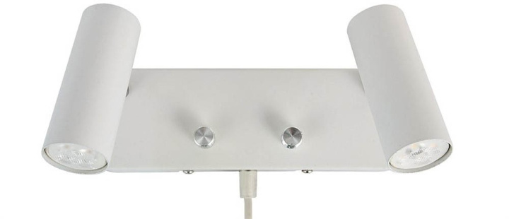 Oriva Vägglampa 2xMini Vit 49623-90 Oriva in the group HOME ELECTRONICS / Lighting / Wall lights at TP E-commerce Nordic AB (D44438)
