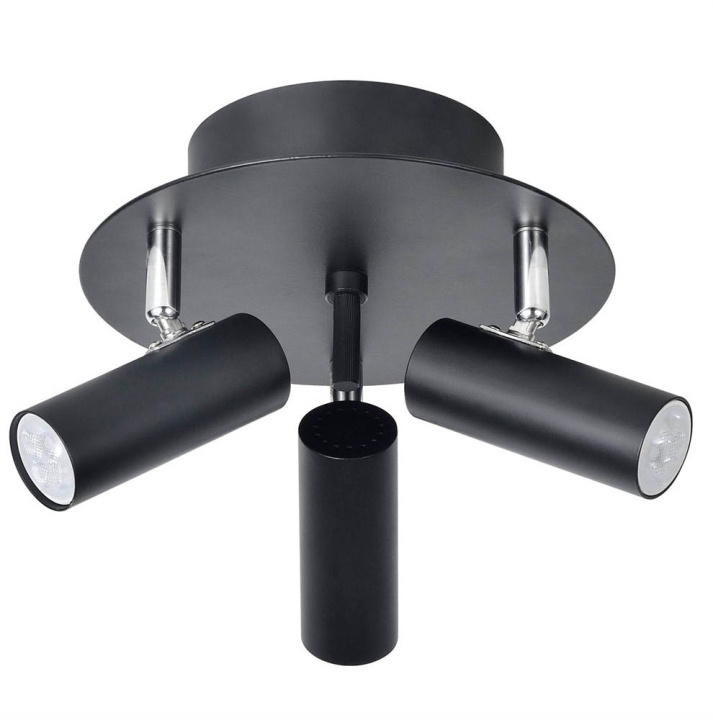 Oriva Spotlight tak 3xMini Svart 49624-80 Oriva in the group HOME ELECTRONICS / Lighting / Ceiling lights at TP E-commerce Nordic AB (D44439)