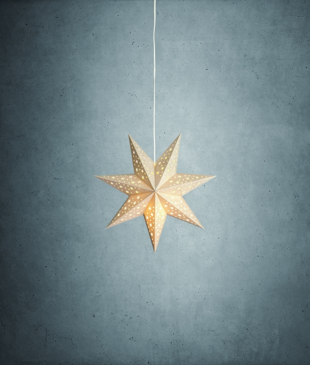 Markslöjd Julstjärna Solvalla 704419 45cm golden Markslöjd in the group HOME ELECTRONICS / Lighting / Ceiling lights at TP E-commerce Nordic AB (D44453)