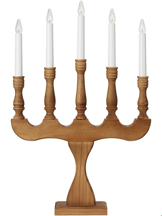 Markslöjd Elljusstake 5-arm SVANEHOLM 5 brun bets Markslöjd in the group HOME, HOUSEHOLD & GARDEN / Interior / Candle holders & Lanterns at TP E-commerce Nordic AB (D44456)