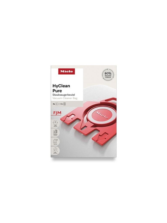Miele Dammsugarpåsar FJM HyClean Pure Miele in the group HOME, HOUSEHOLD & GARDEN / Cleaning products / Vacuum cleaners & Accessories / Accessories / Vacuum bags at TP E-commerce Nordic AB (D44501)