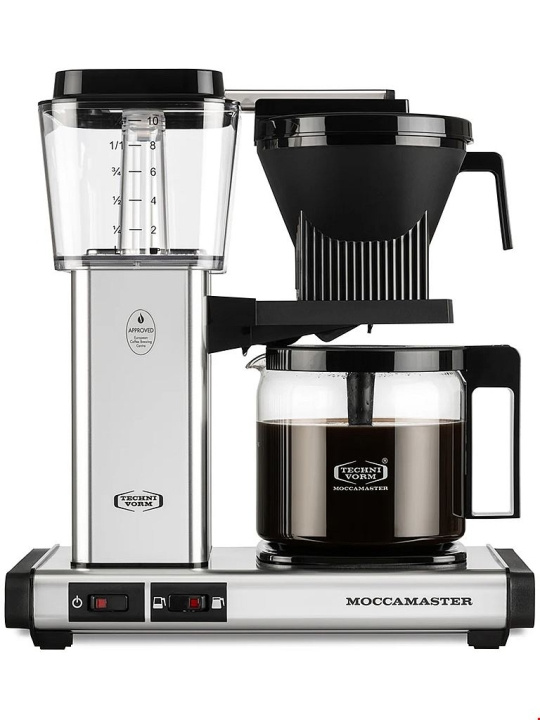 Moccamaster Kaffebryggare Moccamaster Optio Polished Silver Moccamaster in the group HOME, HOUSEHOLD & GARDEN / Household appliances / Coffee makers and accessories / Drip coffee makers at TP E-commerce Nordic AB (D44502)
