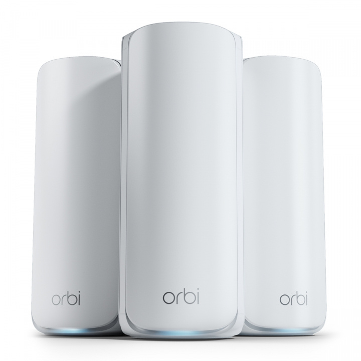 Netgear Orbi 770 Series Tri-Band WiFi 7 Mesh 3-Pack Netgear in the group COMPUTERS & PERIPHERALS / Network / Mesh Network at TP E-commerce Nordic AB (D44526)