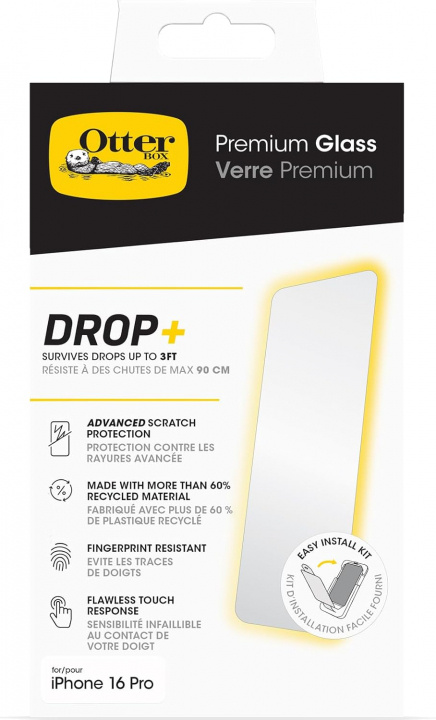 Otterbox Glass Iphone 16 Pro Max - Clear - Propack in the group SMARTPHONE & TABLETS / Phone cases / Samsung at TP E-commerce Nordic AB (D44546)