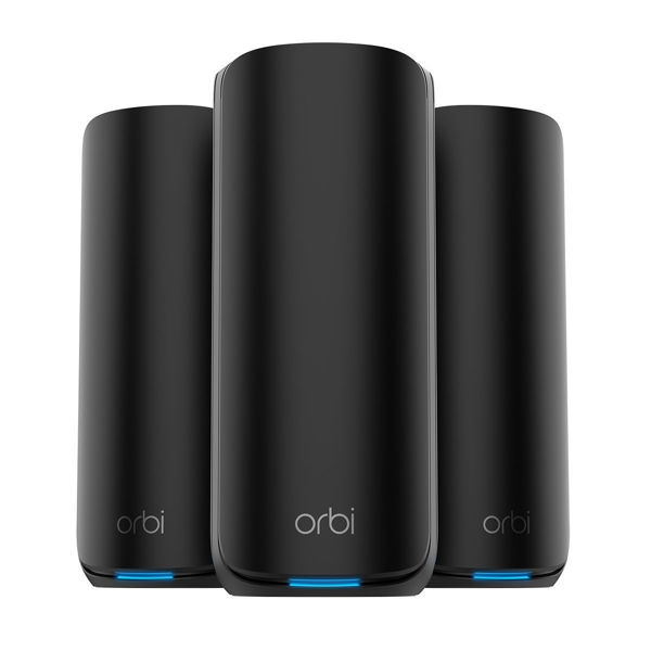 Netgear Router ORBI8 TB WIFI7 3-Pack Black Bundle NETGEAR in the group COMPUTERS & PERIPHERALS / Network / Mesh Network at TP E-commerce Nordic AB (D44553)