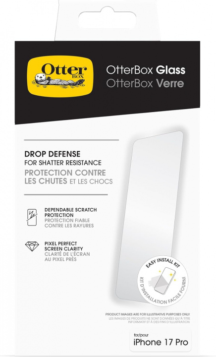 Otterbox Glass Iphone 16e/14/13/13 Pro - Clear - Propack in the group SMARTPHONE & TABLETS / Phone cases / Apple / iPhone 16 at TP E-commerce Nordic AB (D44598)