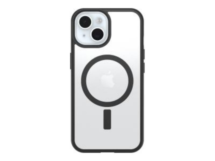 Otterbox React Magsafe Iphone 16e/15/14/13 Black Crystal - Clear/Black in the group SMARTPHONE & TABLETS / Phone cases / Apple / iPhone 16 at TP E-commerce Nordic AB (D44607)