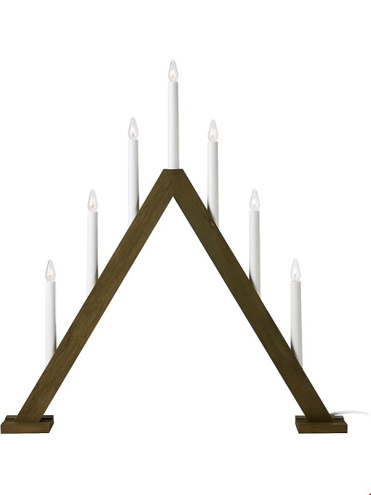 Markslöjd Elljusstake 7-arm ARIELE 7 mörk bets Markslöjd in the group HOME, HOUSEHOLD & GARDEN / Interior / Candle holders & Lanterns at TP E-commerce Nordic AB (D44697)