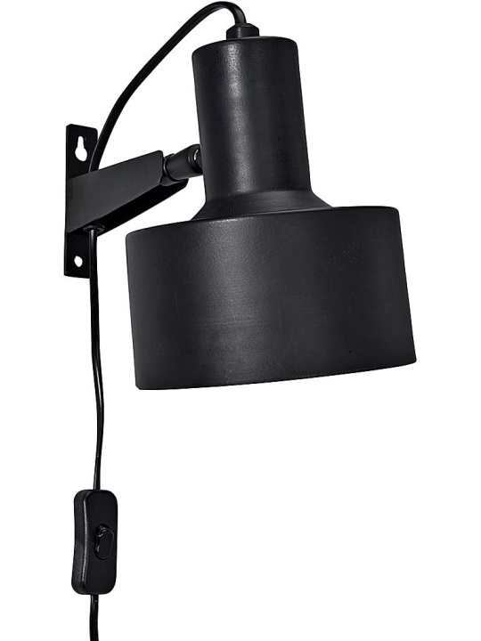 PR Home Vägglampa Solo Matt svart 23cm PR Home in the group HOME ELECTRONICS / Lighting / Wall lights at TP E-commerce Nordic AB (D44726)