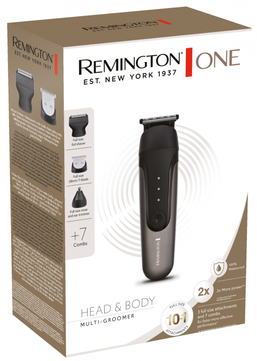 Remington Head & Body Multi-groom PG760 ONE Remington in the group BEAUTY & HEALTH / Hair & Styling / Shaving & Trimming / Shavers at TP E-commerce Nordic AB (D44734)