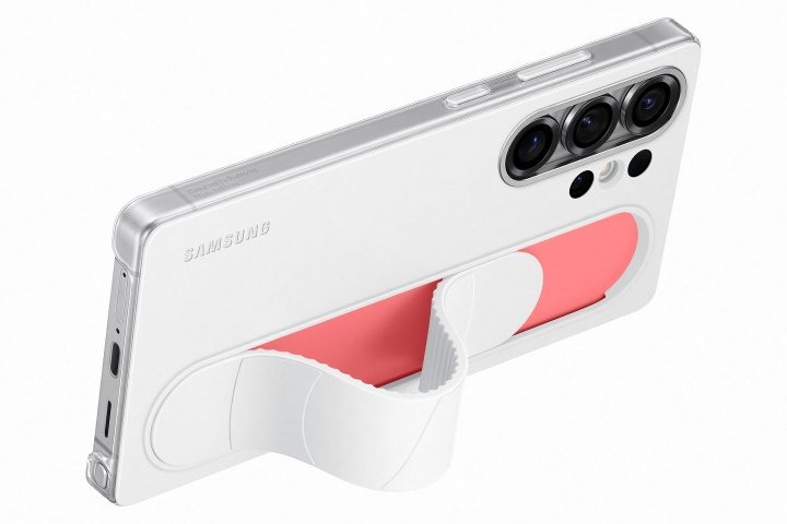 Samsung Galaxy S25 Ultra Standing Grip Case - White in the group SMARTPHONE & TABLETS / Phone cases / Samsung at TP E-commerce Nordic AB (D44885)