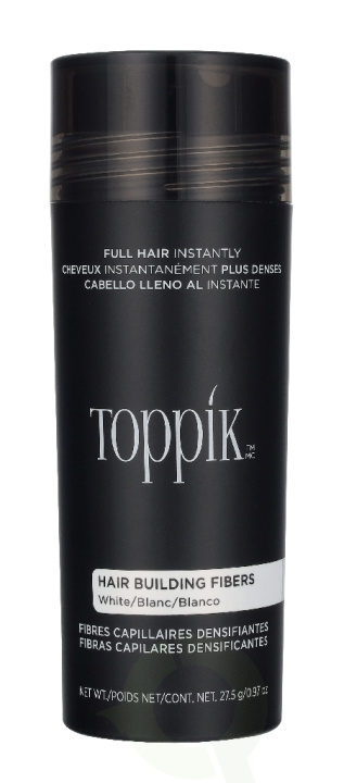 Toppik Hair Building Fibers - White 27.5 g in the group BEAUTY & HEALTH / Hair & Styling / Hair styling at TP E-commerce Nordic AB (D45003)