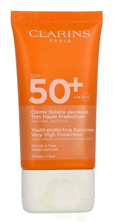 Clarins Youth-Protecting Sunscreen SPF50 50 ml in the group BEAUTY & HEALTH / Skin care / Tanning / Sunscreen at TP E-commerce Nordic AB (D45024)