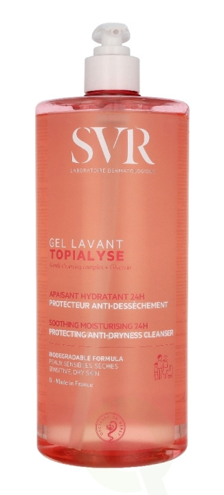 Svr Laboratories SVR Topialyse Cleansing Gel 1000 ml in the group BEAUTY & HEALTH / Skin care / Face / Cleaning at TP E-commerce Nordic AB (D45036)