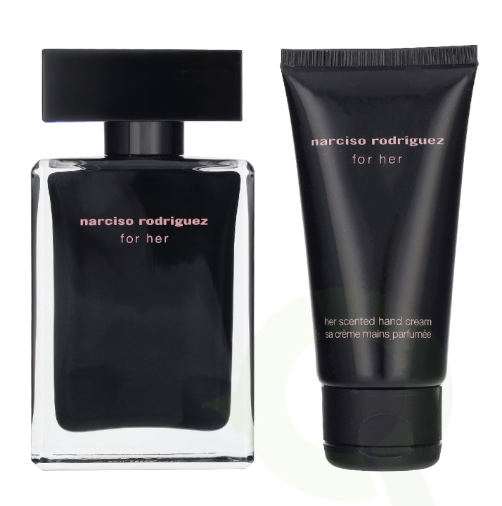 Narciso Rodriguez For Her Set 100 ml Edt Spray 50ml/Hand Cream 50ml in the group BEAUTY & HEALTH / Fragrance & Perfume / Perfumes / Perfume for her at TP E-commerce Nordic AB (D45063)