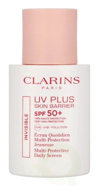 Clarins Invisible UV Plus Skin Barrier SPF50 30 ml UVA UVB Pollution in the group BEAUTY & HEALTH / Skin care / Tanning / Sunscreen at TP E-commerce Nordic AB (D45084)
