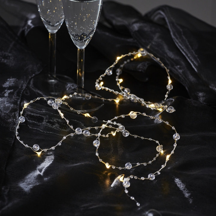Star Trading Ljusslinga 728-35 Dewdrop Transparent 20 Star Trading in the group HOME ELECTRONICS / Lighting / LED strips at TP E-commerce Nordic AB (D45251)
