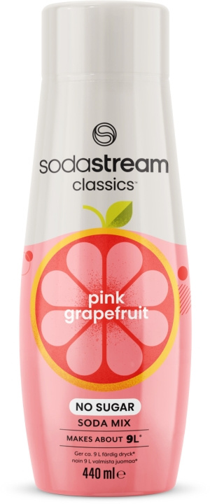 SodaStream Smak, doft Pink grapefruit No Sugar Sodastream in the group HOME, HOUSEHOLD & GARDEN / Household appliances / Water & Juice / Carbonation machines / Flavors at TP E-commerce Nordic AB (D45296)