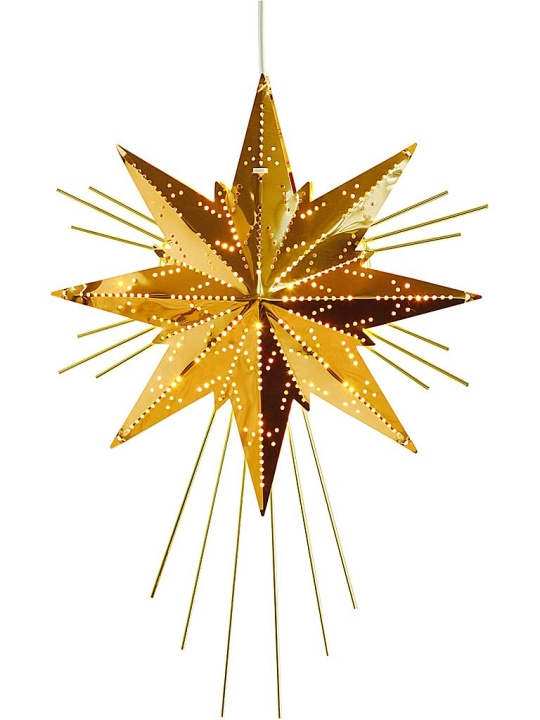 Star Trading Metallstjärna Mini Luxe 797-00 mässing Star Trading in the group HOME ELECTRONICS / Lighting / Christmas lights at TP E-commerce Nordic AB (D45384)