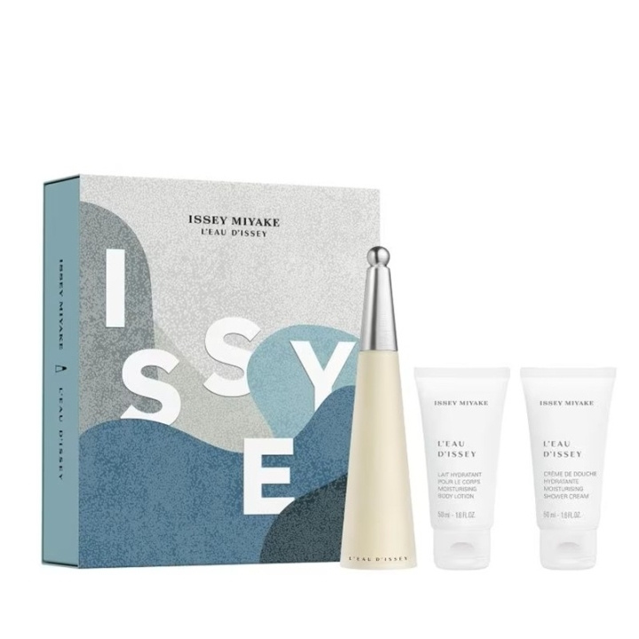 Issey Miyake Giftset Issey Miyake LEau DIssey Edt 50ml + Body Lotion 50ml + Shower Gel 50ml in the group BEAUTY & HEALTH / Skin care / Body health / Body lotion at TP E-commerce Nordic AB (D45405)
