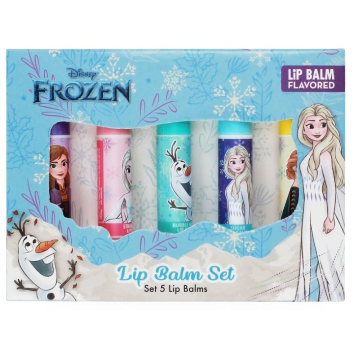 Disney Frozen Lip Balm Collection 5pcs in the group BEAUTY & HEALTH / Makeup / Lips / Lip balm at TP E-commerce Nordic AB (D45422)
