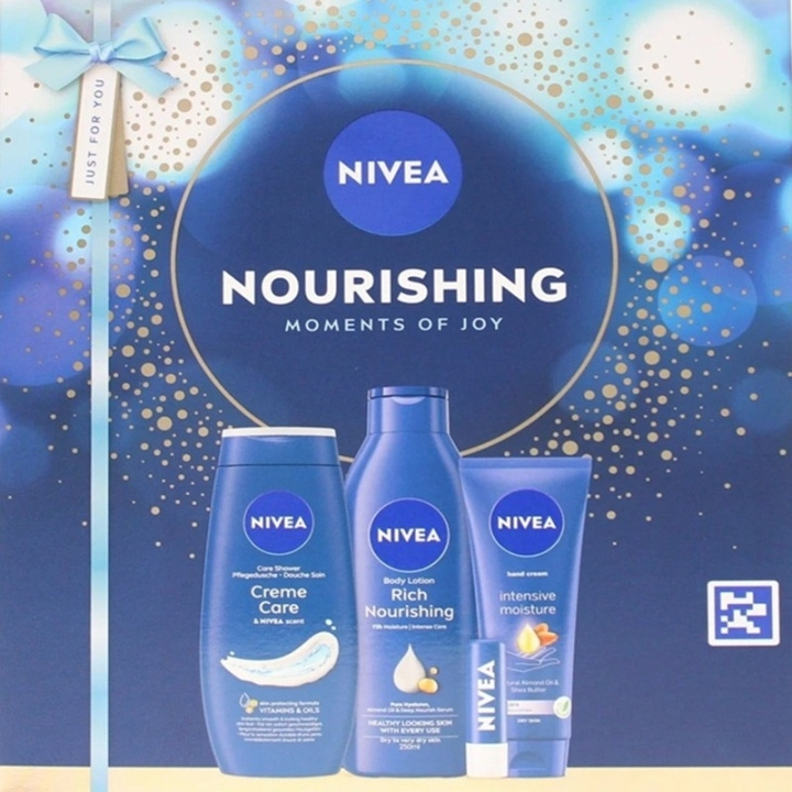Nivea Giftset Nivea Nourishing Moments Of Joy 4pcs in the group BEAUTY & HEALTH / Gift sets at TP E-commerce Nordic AB (D45431)