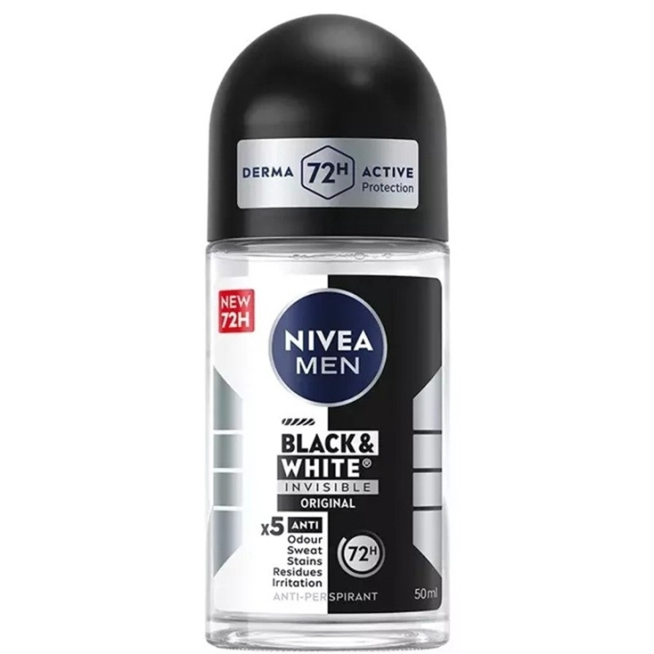 Nivea Men Invisible Black & White Power Roll On 50ml in the group BEAUTY & HEALTH / Fragrance & Perfume / Deodorants / Deodorant for women at TP E-commerce Nordic AB (D45436)