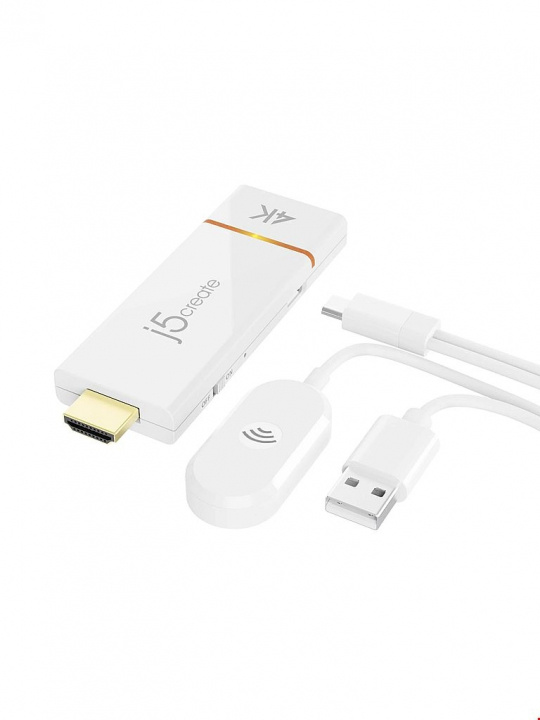 j5create J5 Screencast 4K Wireless Display Adapter J5create in the group HOME ELECTRONICS / Audio & Picture / TV & Accessories / Smart-TV & Media Players at TP E-commerce Nordic AB (D45445)
