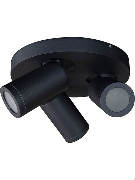 Armaturhantverk Taklampa Torsö T 980, 3 spot rund svart ARMATURHANTVERK in the group HOME ELECTRONICS / Lighting / Ceiling lights at TP E-commerce Nordic AB (D45480)