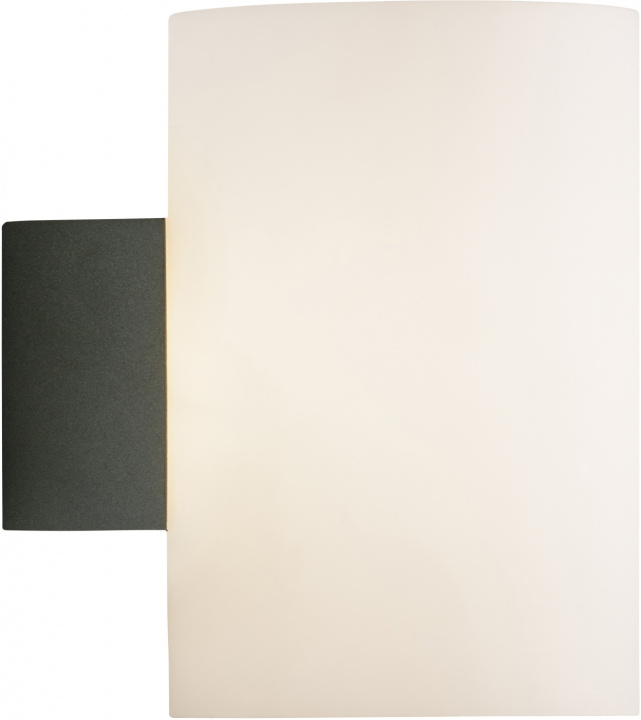 Herstal Vägglampa Evoke L antracit /opal glas Herstal in the group HOME ELECTRONICS / Lighting / Wall lights at TP E-commerce Nordic AB (D45491)