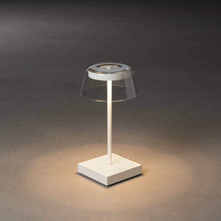 Konstsmide Bordslampa Scilla vit USB Konstsmide in the group HOME ELECTRONICS / Lighting / Table lamps at TP E-commerce Nordic AB (D45495)