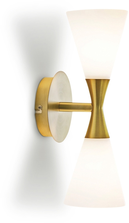 Herstal Vägglampa Harlekin Duo Mässing D105 Herstal in the group HOME ELECTRONICS / Lighting / Wall lights at TP E-commerce Nordic AB (D45514)