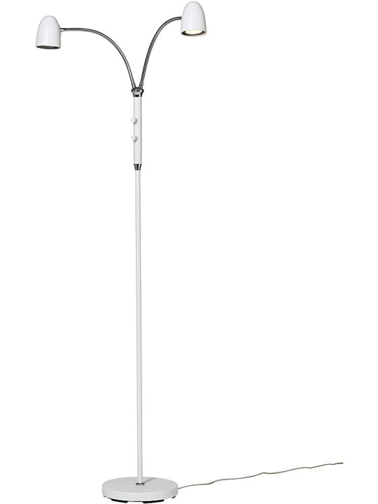 Armaturhantverk Golvlampa Koster Vit 2-armad G 898/05 Armaturhantverk in the group HOME ELECTRONICS / Lighting / Floor standing lamps at TP E-commerce Nordic AB (D45533)