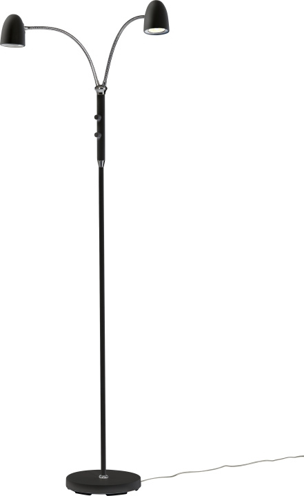 Armaturhantverk Golvlampa Koster Svart 2-armad G 898/16 Armaturhantverk in the group HOME ELECTRONICS / Lighting / Floor standing lamps at TP E-commerce Nordic AB (D45605)