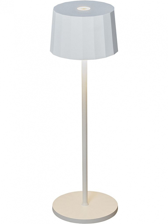 Konstsmide Bordslampa Positano vit USB Konstsmide in the group HOME ELECTRONICS / Lighting / Table lamps at TP E-commerce Nordic AB (D45636)
