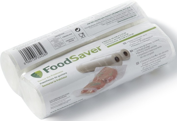 FoodSaver Vakuumrullar 20 cm FoodSaver in the group HOME, HOUSEHOLD & GARDEN / Kitchen utensils / Vacuum sealers & Accessories at TP E-commerce Nordic AB (D45701)