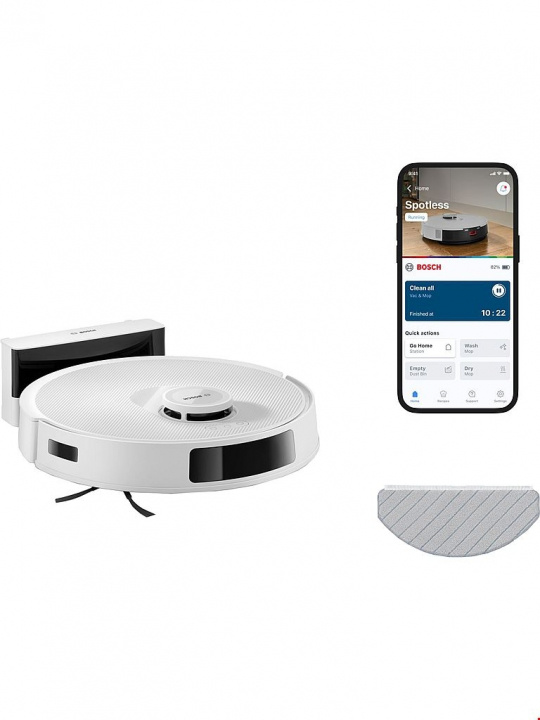 Bosch Robotdammsugare Spotless BCRC1W Bosch in the group HOME, HOUSEHOLD & GARDEN / Cleaning products / Vacuum cleaners & Accessories / Robot vaccum cleaners at TP E-commerce Nordic AB (D45745)