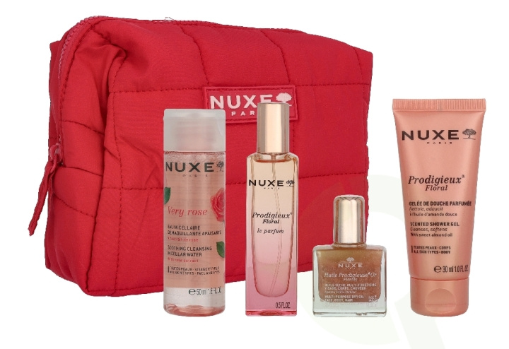 Nuxe Prodigieux Floral Travel Kit 105 ml Micellar Water 50ml/Perfume 15ml/Shimmering Dry Oil 10ml/Shower Oil 30ml in the group BEAUTY & HEALTH / Skin care / Face at TP E-commerce Nordic AB (D45804)