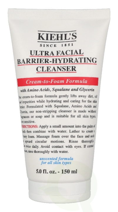 Kiehl\'s Ultra Facial Barrier-Hydrating Cleanser 150 ml in the group BEAUTY & HEALTH / Skin care / Face / Cleaning at TP E-commerce Nordic AB (D45815)