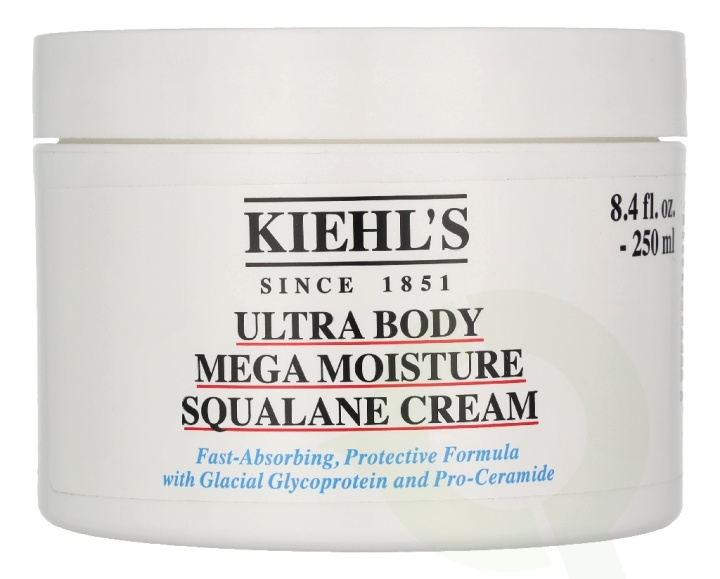 Kiehl\'s Ultra Body Mega Moisture Squalane Cream 250 ml in the group BEAUTY & HEALTH / Skin care / Body health / Body lotion at TP E-commerce Nordic AB (D45817)
